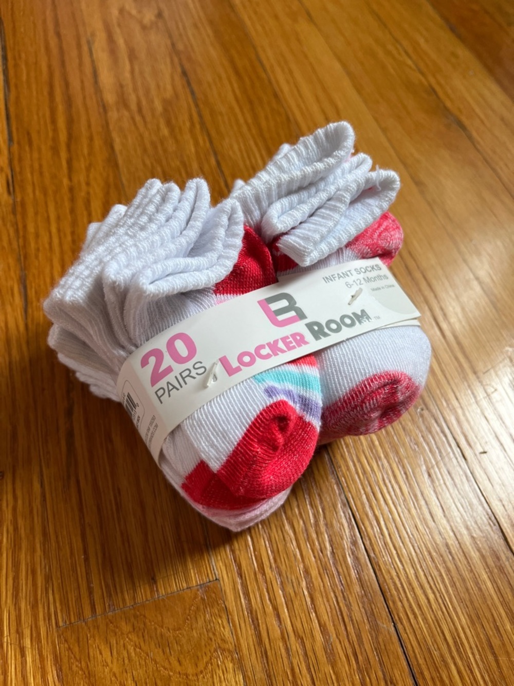 Locker Room Infant Socks 20 Pairs - 6-12 months